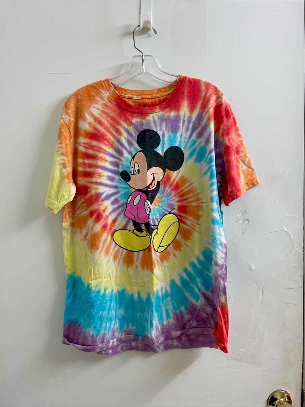 Disney Tie-Dye Tee in Orange and Pink Hues